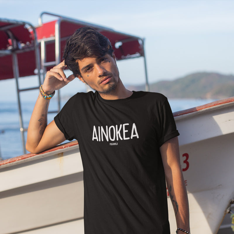 "AINOKEA" Men’s Pidginmoji Dark Short Sleeve T-shirt