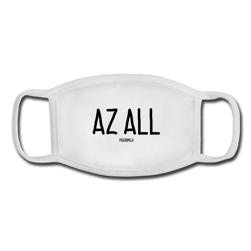 "AZ ALL" Pidginmoji Face Mask (White) - white/white