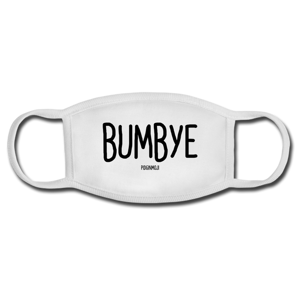 "BUMBYE" PIDGINMOJI FACE MASK FOR ADULTS (WHITE) - white/white