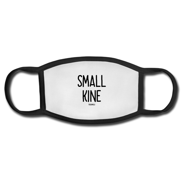 "SMALL KINE" PIDGINMOJI FACE MASK FOR ADULTS (WHITE) - white/black