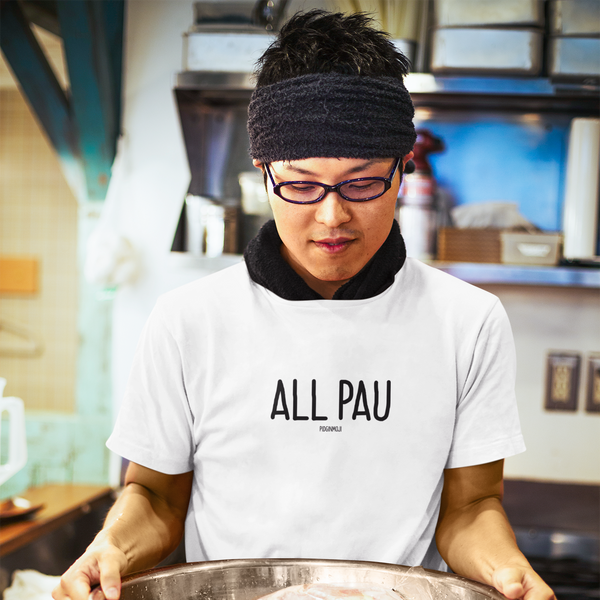 "ALL PAU" Men’s Pidginmoji Light Short Sleeve T-shirt