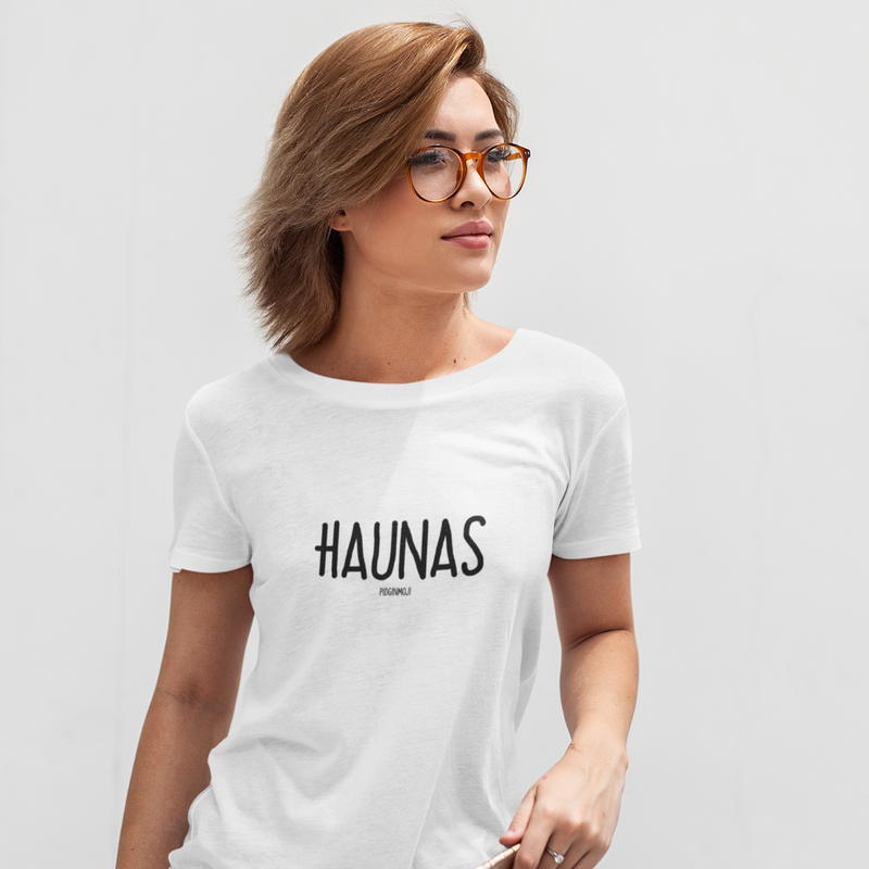 "HAUNAS" Women’s Pidginmoji Light Short Sleeve T-shirt