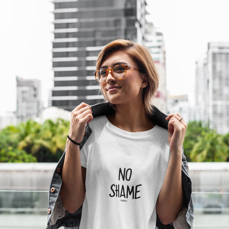 "NO SHAME" Women’s Pidginmoji Light Short Sleeve T-shirt