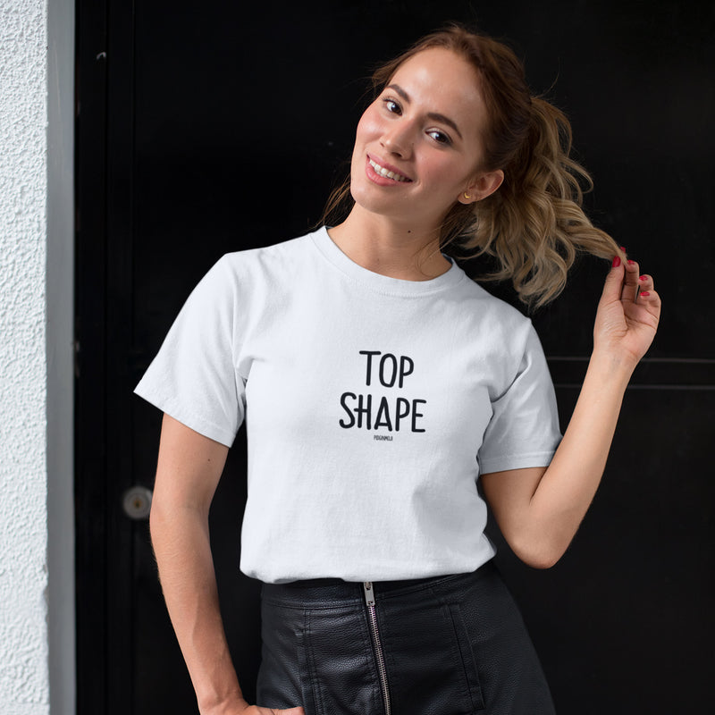 "TOP SHAPE" Women’s Pidginmoji Light Short Sleeve T-shirt