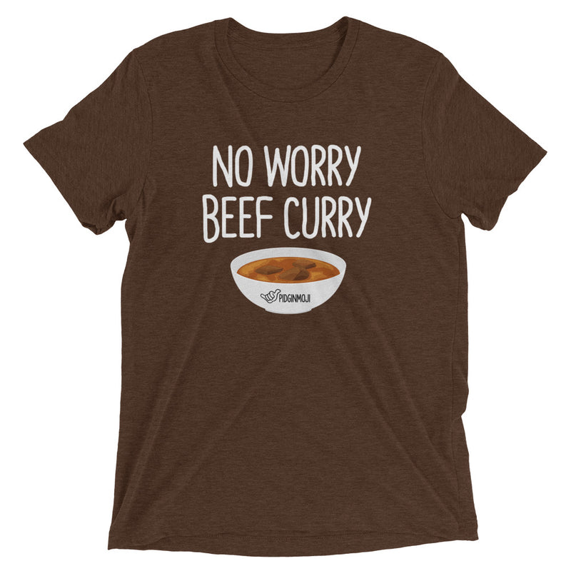 PIDGINMOJI "NO WORRY BEEF CURRY" Unisex Short Sleeve T-Shirt