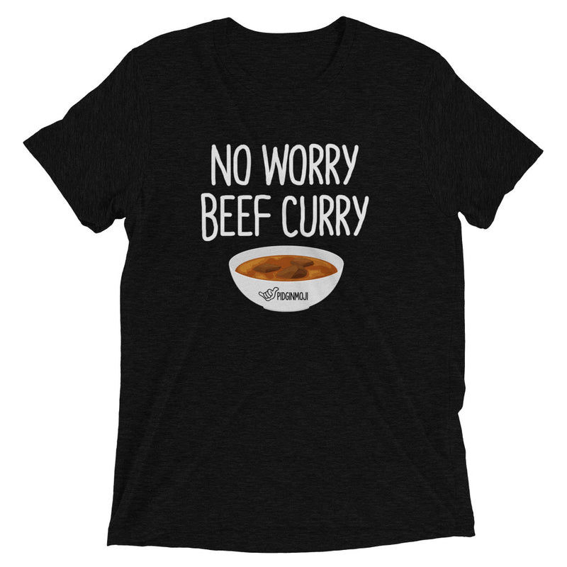 PIDGINMOJI "NO WORRY BEEF CURRY" Unisex Short Sleeve T-Shirt