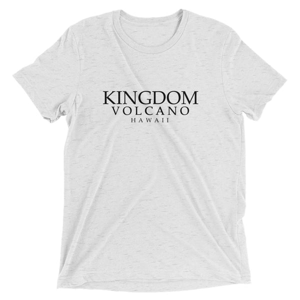 KINGDOM Volcano X PIDGINMOJI Collab - White Unisex LOGO Short Sleeve T-shirt