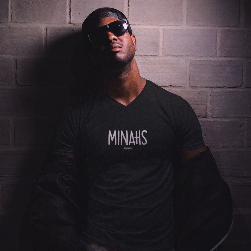 "MINAHS" Men’s Pidginmoji Dark Short Sleeve T-shirt