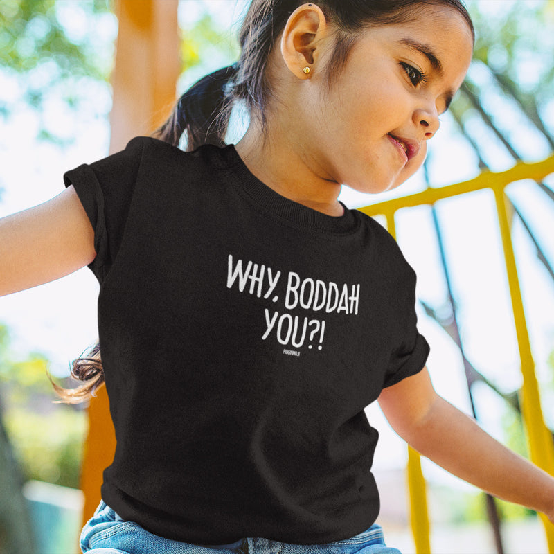 "WHY, BODDAH YOU?!" Youth Pidginmoji Dark Short Sleeve T-shirt