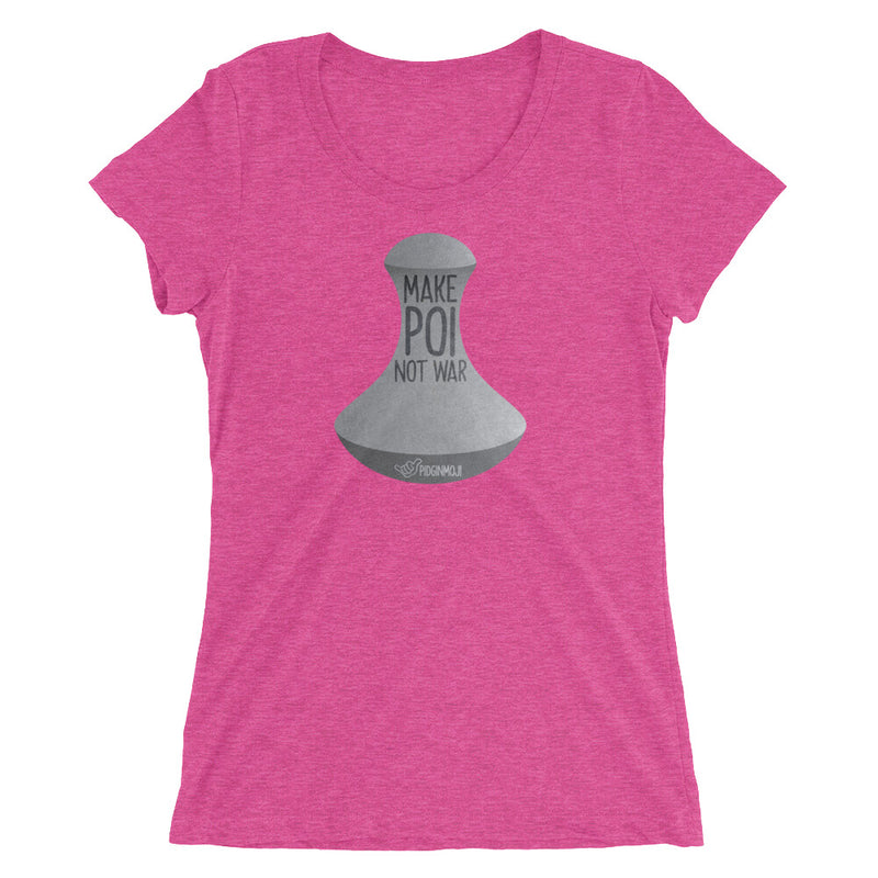 PIDGINMOJI "MAKE POI NOT WAR" Women's Short Sleeve T-Shirt