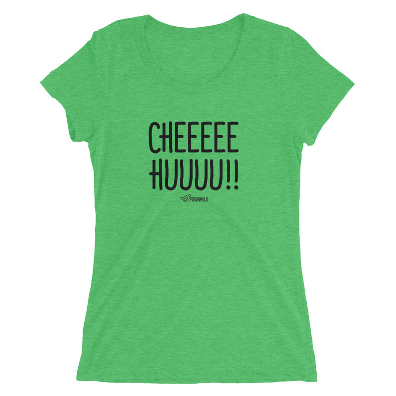 "CHEEEEEHUUUU!!" Women’s Pidginmoji Light Short Sleeve T-shirt