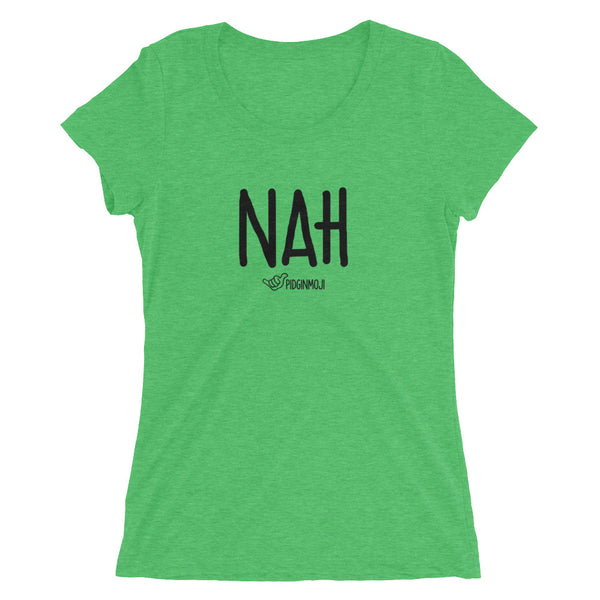 "NAH" Women’s Pidginmoji Light Short Sleeve T-shirt