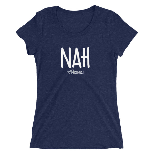 "NAH" Women’s Pidginmoji Dark Short Sleeve T-shirt