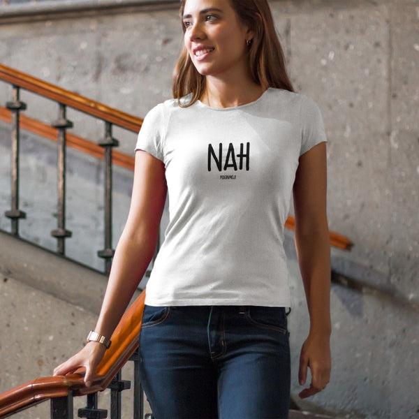 "NAH" Women’s Pidginmoji Light Short Sleeve T-shirt