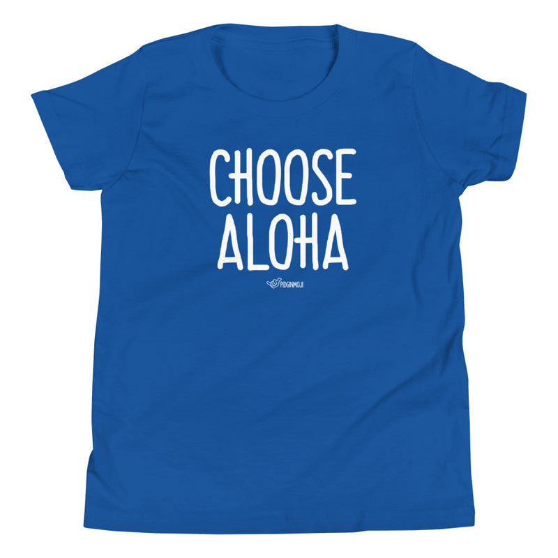 Kids: B.R.A.V.E. Hawai'i X PIDGINMOJI Collab - "Choose Aloha" T-Shirt